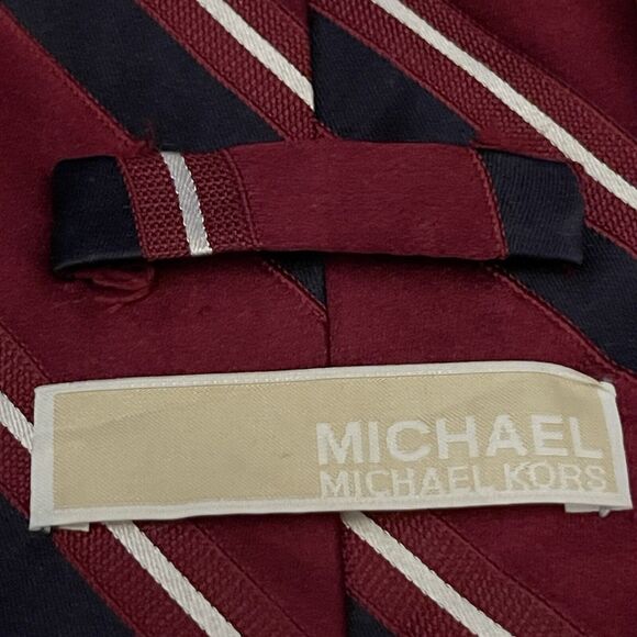 Michael Michael Kors 100% Silk Men’s Neck Tie Made In China - Picture 8 of 9